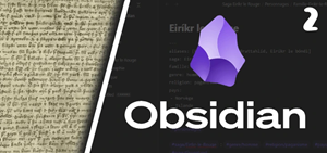 Article Obdisian 2 - Gestion de données sur Obsidian avec Dataview, Logo et bannière décorative